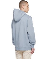 Sweat à capuche bleu clair