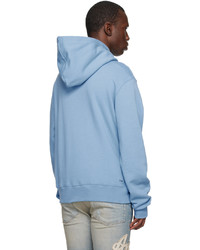 Sweat à capuche bleu clair Amiri