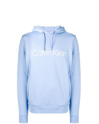 Sweat à capuche bleu clair CK Calvin Klein