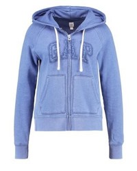 Sweat à capuche bleu clair Gap