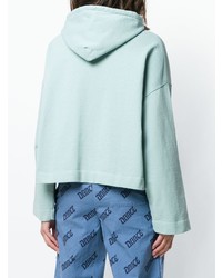 Sweat à capuche bleu clair Acne Studios