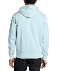 Sweat à capuche bleu clair Quiksilver