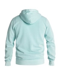 Sweat à capuche bleu clair Quiksilver