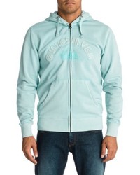 Sweat à capuche bleu clair Quiksilver