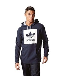 Sweat à capuche bleu marine adidas