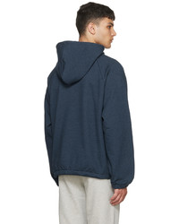 Sweat à capuche bleu marine A.P.C.