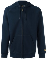 Sweat à capuche bleu marine Carhartt