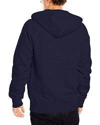 Sweat à capuche bleu marine Gant