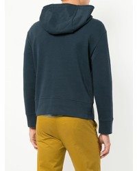 Sweat à capuche bleu marine Cerruti 1881