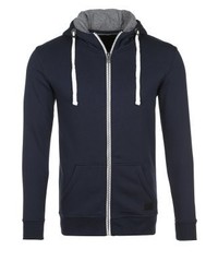 Sweat à capuche bleu marine Minimum
