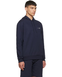 Sweat à capuche bleu marine A.P.C.