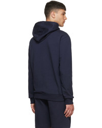 Sweat à capuche bleu marine A.P.C.