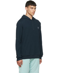 Sweat à capuche bleu marine A.P.C.