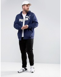 Sweat à capuche bleu marine Puma