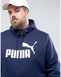 Sweat à capuche bleu marine Puma