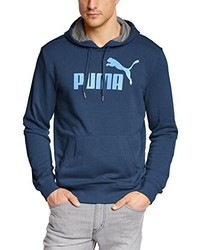 Sweat à capuche bleu marine Puma