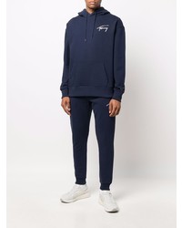 Sweat à capuche bleu marine Tommy Jeans