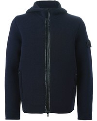 Sweat à capuche bleu marine Stone Island