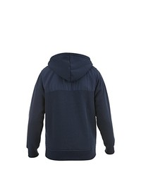 Sweat à capuche bleu marine