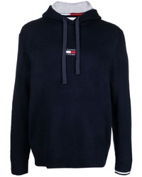 Sweat à capuche bleu marine Tommy Jeans