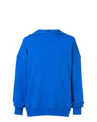 Sweat à capuche bleu 424