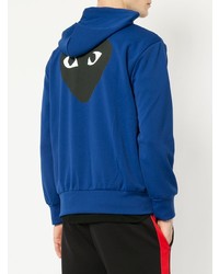 Sweat à capuche bleu Comme Des Garcons Play