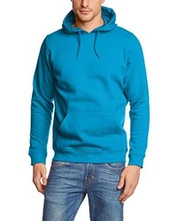 Sweat à capuche bleu Jako