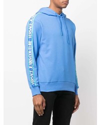 Sweat à capuche bleu VERSACE JEANS COUTURE