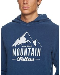 Sweat à capuche bleu Maloja