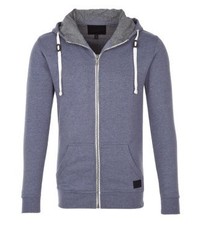 Sweat à capuche bleu Minimum