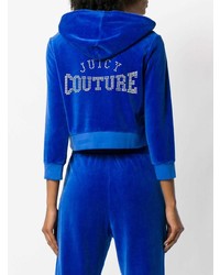 Sweat à capuche bleu Juicy Couture