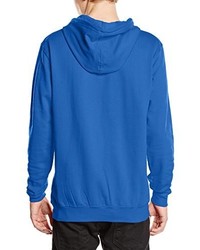 Sweat à capuche bleu