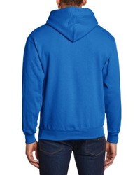 Sweat à capuche bleu