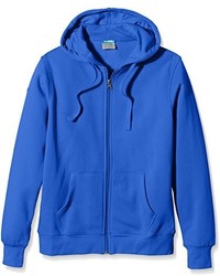 Sweat à capuche bleu