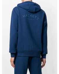 Sweat à capuche bleu Hackett