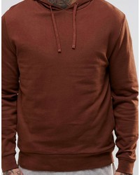 Sweat à capuche bordeaux Asos