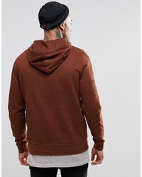 Sweat à capuche bordeaux Asos