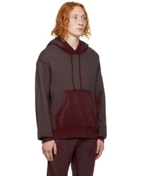 Sweat à capuche bordeaux Cotton Citizen