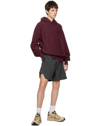 Sweat à capuche bordeaux GR10K