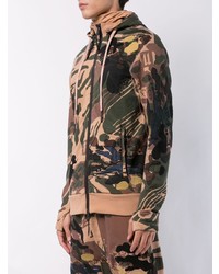 Sweat à capuche camouflage multicolore 11 By Boris Bidjan Saberi