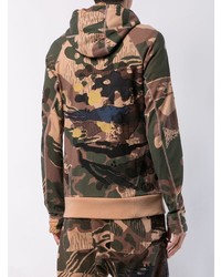 Sweat à capuche camouflage multicolore 11 By Boris Bidjan Saberi