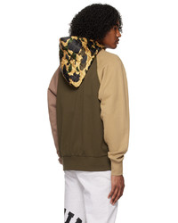 Sweat à capuche camouflage olive BAPE