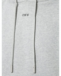 Sweat à capuche écossais gris Off-White