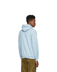 Sweat à capuche en polaire bleu clair Noah NYC