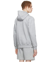 Sweat à capuche en polaire gris Nike