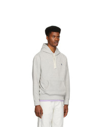 Sweat à capuche en polaire gris Polo Ralph Lauren