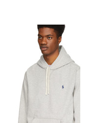 Sweat à capuche en polaire gris Polo Ralph Lauren