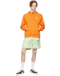 Sweat à capuche en polaire orange Nike