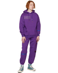 Sweat à capuche en polaire violet KidSuper