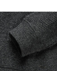 Sweat à capuche en tricot gris foncé Polo Ralph Lauren